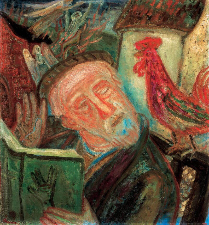 Magyar Chagall, aki prófétával szövetkezett